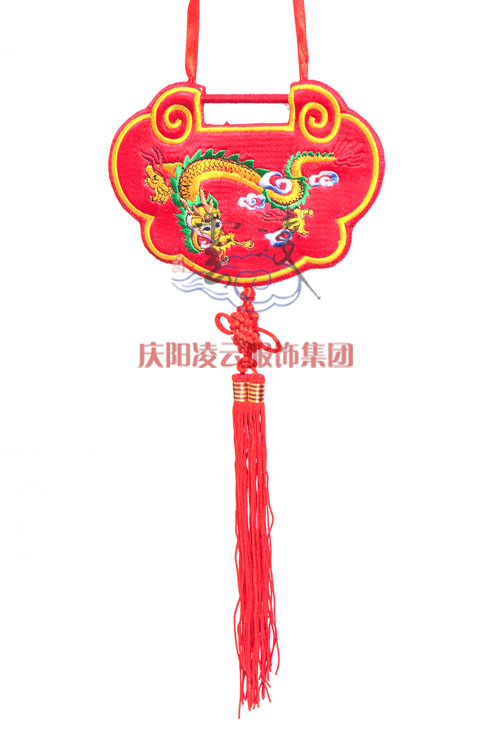 《龙凤呈祥同心锁》庆阳凌云香包